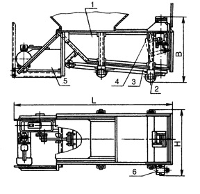 Питатель качающийся ПК-1,2